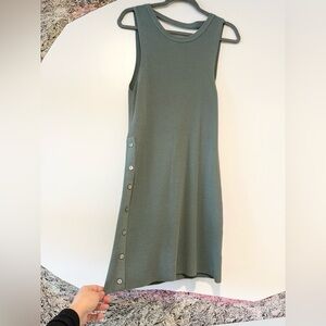 NWT Gentle Fawn GF Collection Mandra Chinois Green tank dress viscose ribbed CS